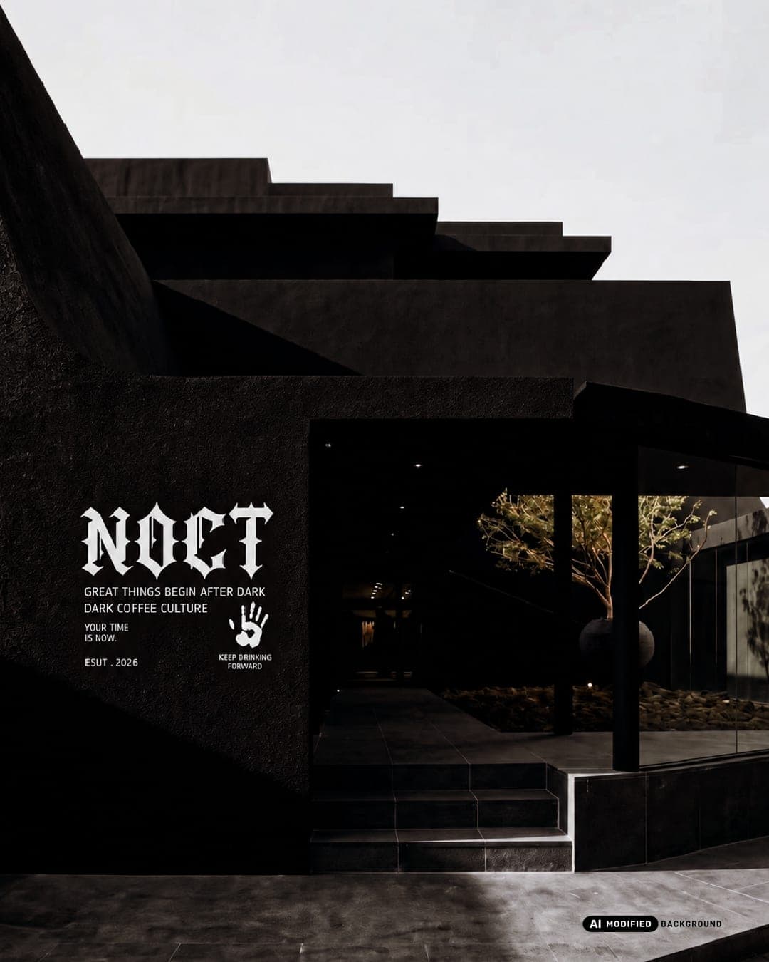 NOCT® – Food & Beverage identity by Kedsol, additional view 2 of 9, AI MODIFIED · background