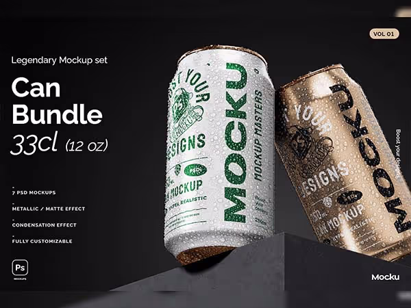 Can Bundle Mockup