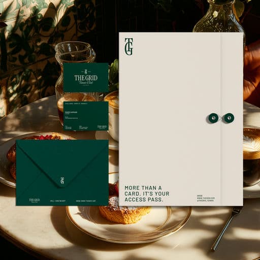 THE GRID Tennis Club – Sport & Outdoor identity by Creativeedge, additional view 5 of 9