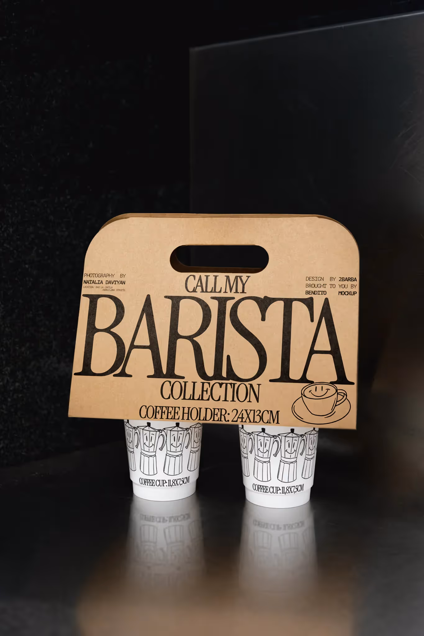 Barista-Style Coffee Mockup