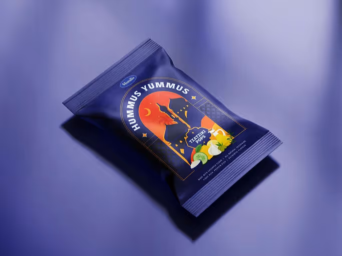 Hummus Yummus Packaging