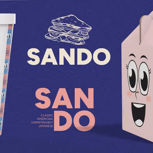 Sando | Japanese Sandwich Shop Branding