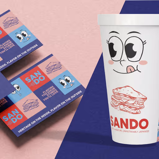 Sando | Japanese Sandwich Shop Branding