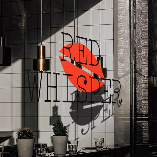 Red Whisper Wine Bar Identity
