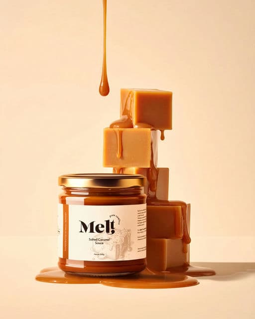 MELT Caramel Sauces | Branding