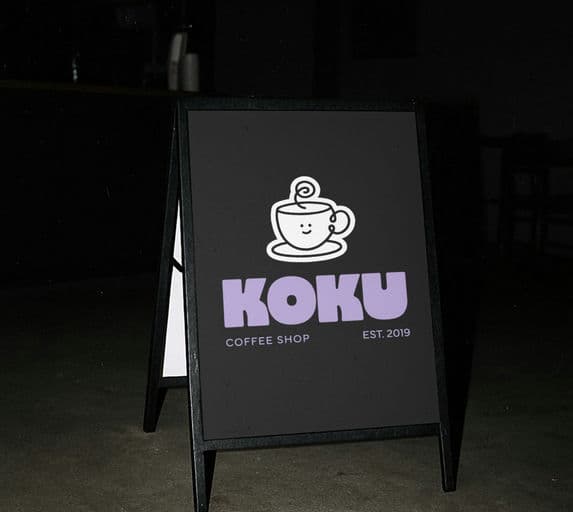 KOKU Coffee Shop Branding
