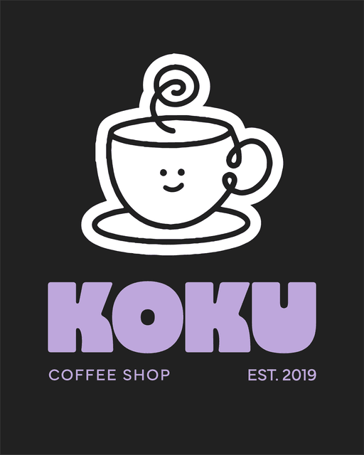 KOKU Coffee Shop Branding