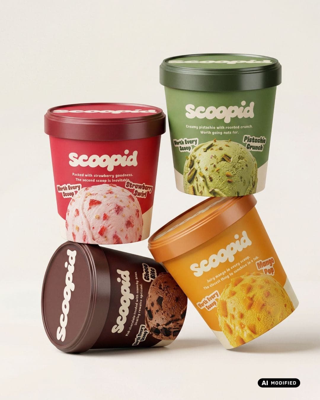Scoopid | Ice Cream Branding & Packaging